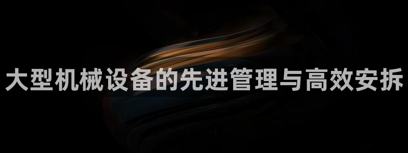 九游会官网页：大型机